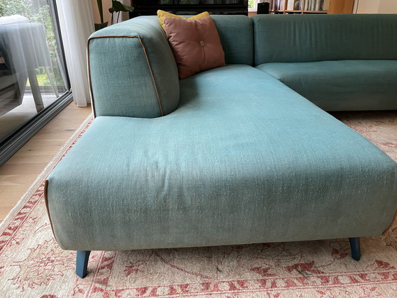 Image 1 of Divano angolare di design Leolux Oscar – 290 x 225 cm – schienale basso – comoda chaise longue