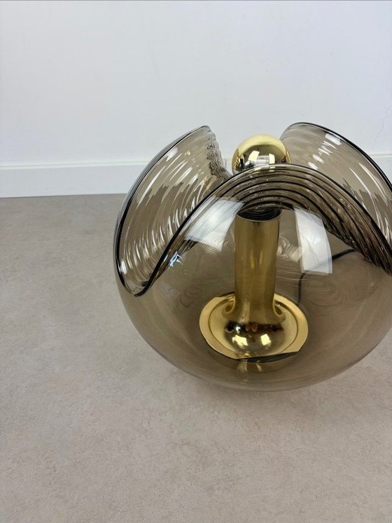 Peill Putzler Brass Futura Wave Table Lamp – Peill & Putzler, Glass (photo 3 of 12)