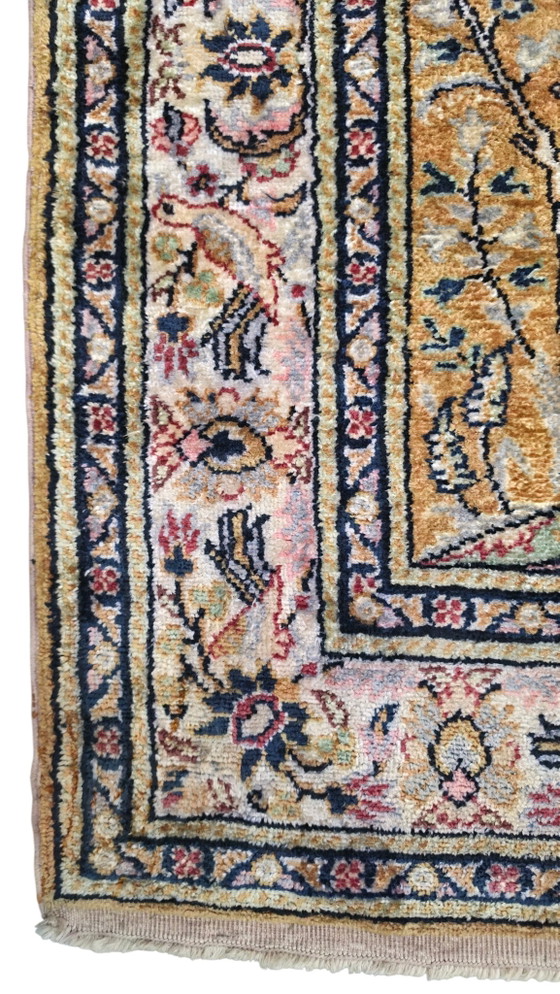 Image 1 of Handgeknoopt oriental zijde Kayseri tapijt Paradise 89x140cm