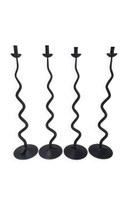 4 candelabros ondulados de Hysteria de los años 80