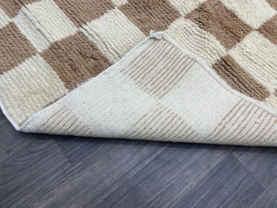 Image 1 of Handwoven Berber rug with traditional colorful patterns, 150/250 cm