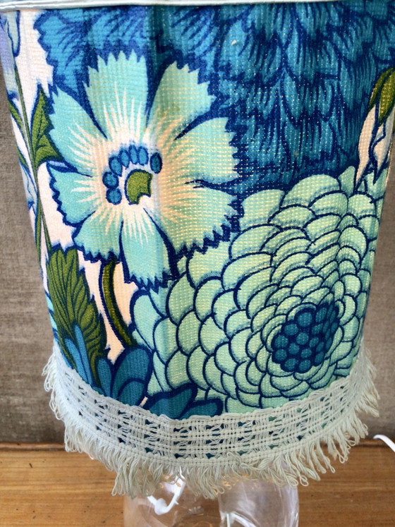Set of 2 vintage Swedish Table lamps – IKEA, Glass, Textile (photo 10 of 13)