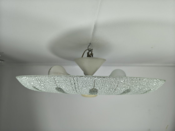 Image 1 of Vintage plafondlamp 2 fittingen