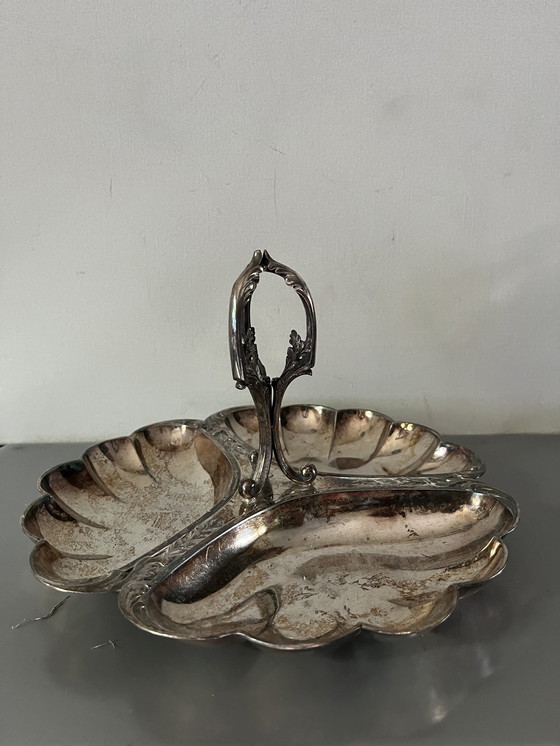 Image 1 of Orfèvrerie Gallia Luis XV dragoir plateado