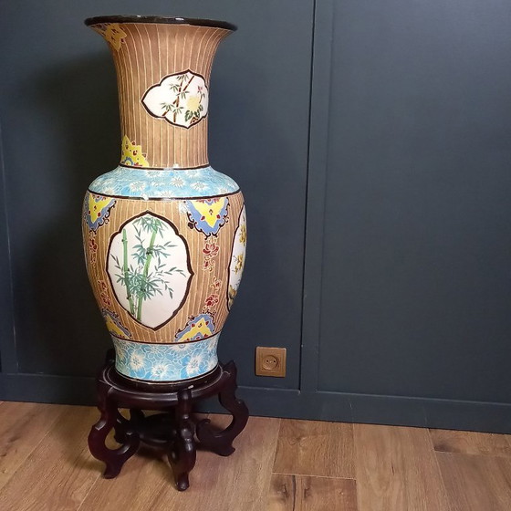 Image 1 of Set of three Bien Hoa vases