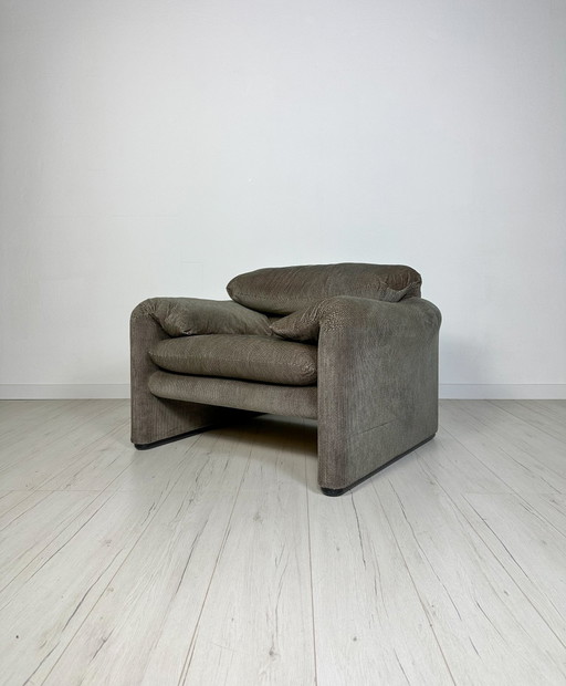 1/2 Sillón Cassina Maralunga vintage de los años 70 de Vico Magistretti para Cassina