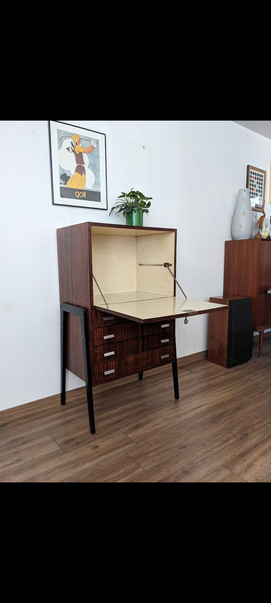 Image 1 of vintage Scandinavische secretaire