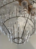 Leitmotiv bottle chandelier - milk bottle lamp with a twist
