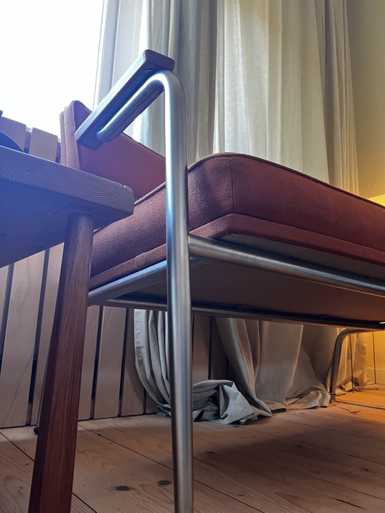 Image 1 of Oranje (eettafel) bankje