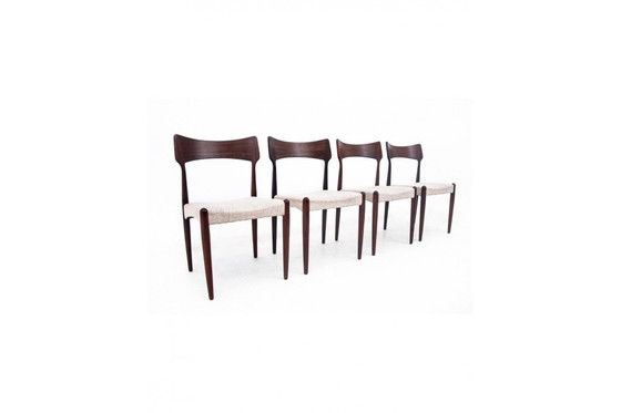 Image 1 of Round table with four chairs from the 1960s, Denmark. 