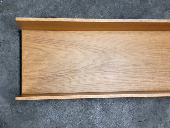 Image 1 of Mensola da parete sospesa in rovere vintage di Wilhelm Renz