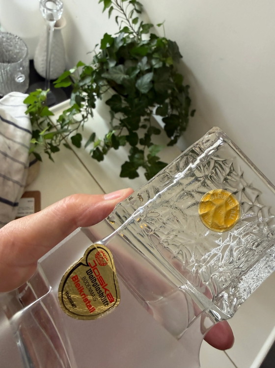 Crystal pop art block vase – Mid Century Modern (photo 3 of 5)