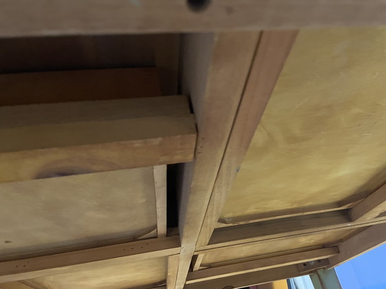 Image 1 of Dining table with 4 drawers by Henri Quinta for Campagne Premiere