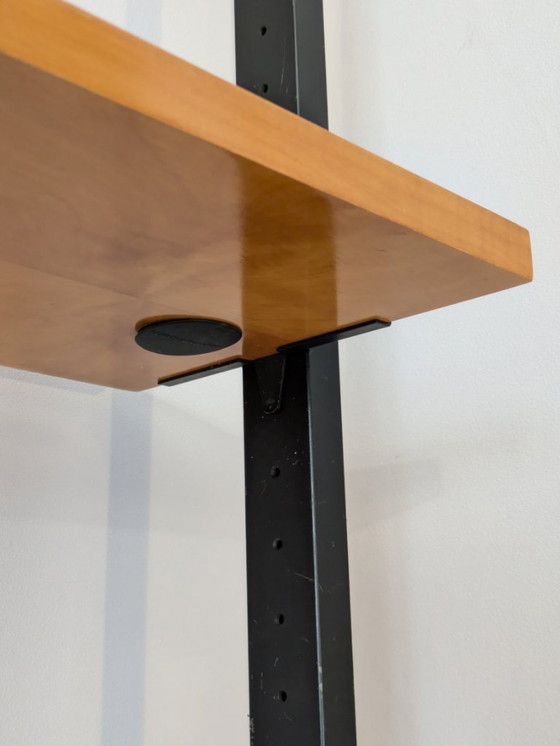 Image 1 of Modular floor/ceiling shelving unit by Wohnbedarf, Switzerland, 1960