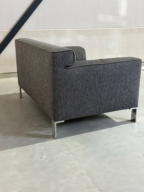 Pode Edit loveseat - grey - as good as new, Textile, Leather, Modern (photo 7 of 8)