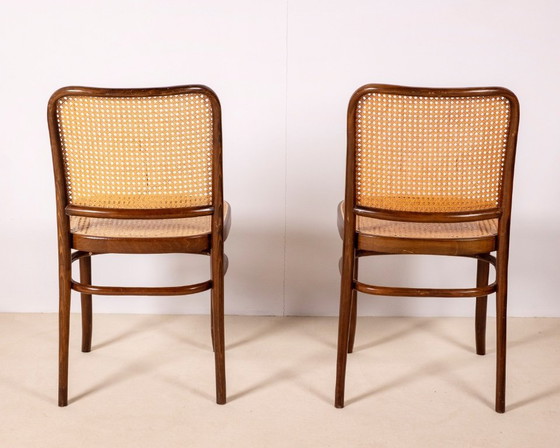 Image 1 of 2x Josef Hoffmann Esszimmerstuhl Modell 811