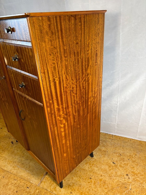 Image 1 of Mid Century Retro Teak Gentleman’s / Bachelor Wardrobe by Austinsuite (Circa 1960  A stunning mid century modern gentleman’s (or