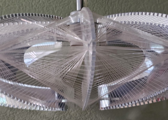 Image 1 of Spacecage plexiglass wire lamp, ø48cm