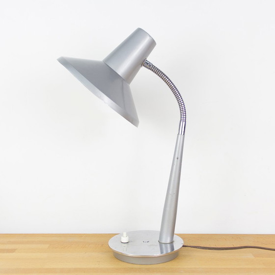 Image 1 of Vintage Gray Table Lamp, 1960s