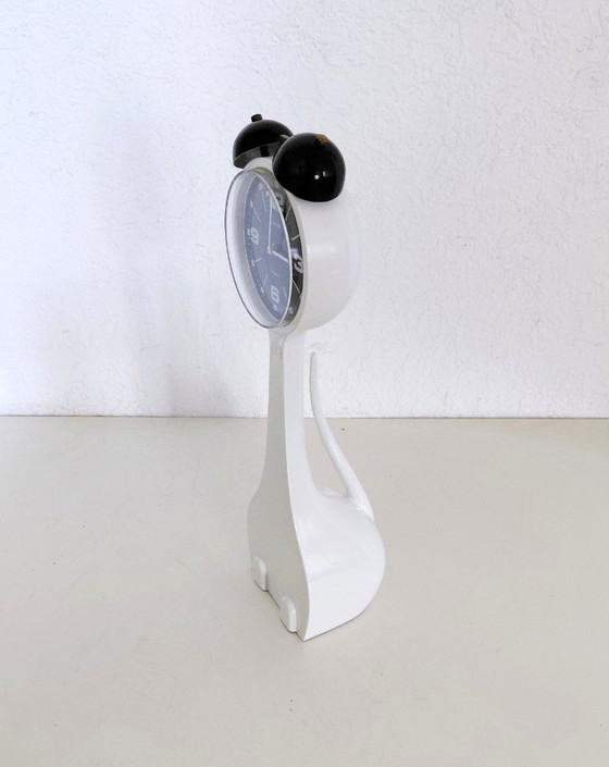 Image 1 of Europa Uhren design alarm clock cat new old stock