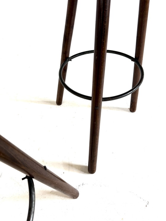 Image 1 of Set aus 2 brutalistischen Barhockern im Stil „Marbella“ aus den 60er Jahren