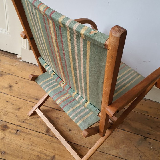 Image 1 of Chaises de plage vintage, Chaises longues