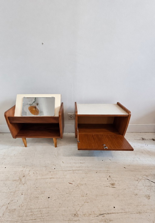 Tables de nuit Vintage Mid-Century