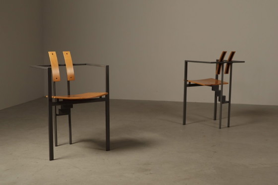 Image 1 of Set of six Trix chairs by Karl-Friedrich Förster for KFF, Germany, 1980s