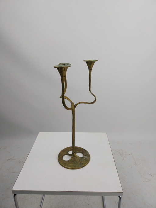 1 candelabro de tres brazos de Kurt Jesch para Fratelli Tonini, década de 1970 