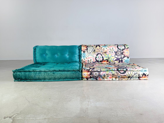 Image 1 of Moderne Roche Bobois Sofa Mah Jong Couch Hans Hopfer Kleurrijk