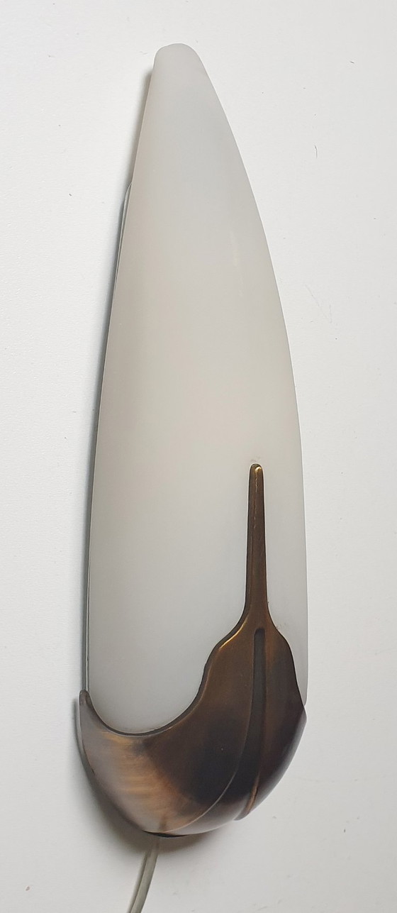 Image 1 of Herda - Wall lamp - 20.0605/1 - Glass, Metal