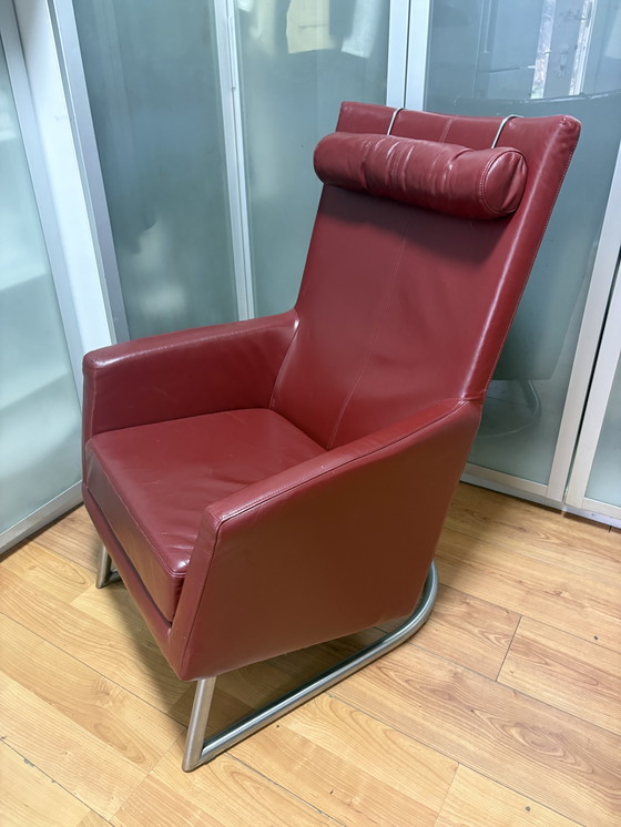 Image 1 of Fauteul – Montis – Madonna – Gerard van den Berg – Rood Leer