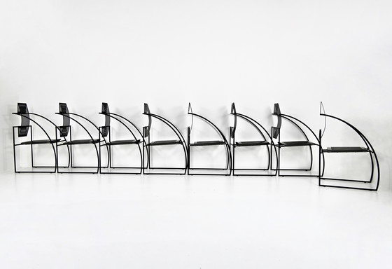 Image 1 of "Quinta" Dining Chairs by Mario Botta for Alias, 1980s, set of 8