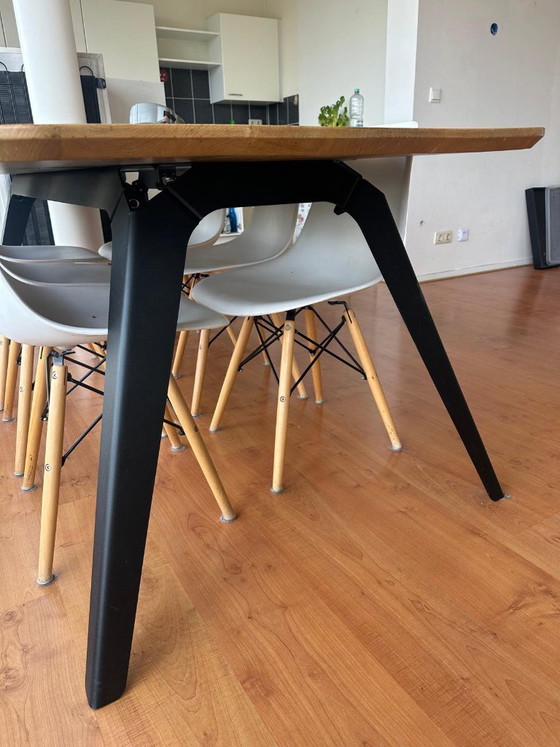 PUIK Design Fold Medium Black Esstisch + 6 Stühle – Esstische, Wood (photo 22 of 24)