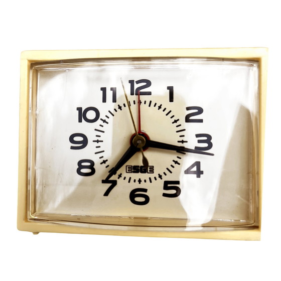 Image 1 of Modernist electric alarm clock ESGE, Germany, 1970s.