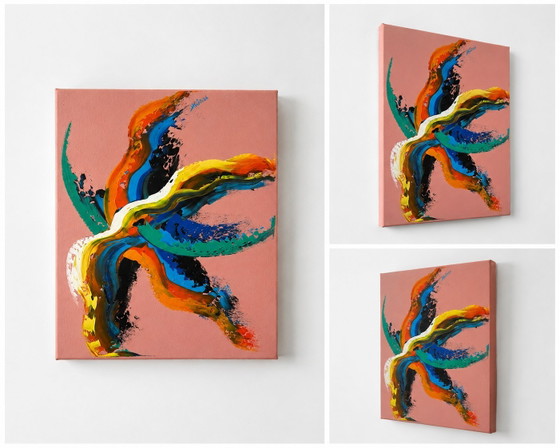 Image 1 of Pink studio art