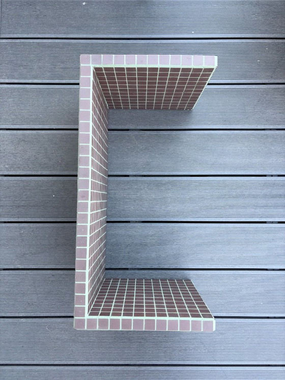 Tavolino da caffè di design con finitura a mosaico. – Tavolini da caffè, Wood (photo 8 of 10)