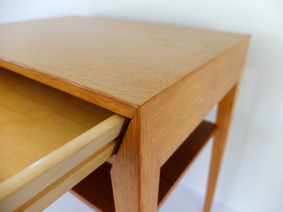 Image 1 of Severin Hansen, Mesilla de noche escandinava de los años 50 en roble