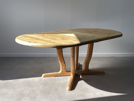 Image 1 of Extendable Scandinavian table in the style of Rainer Daumiller, Dyrlund, 1980s