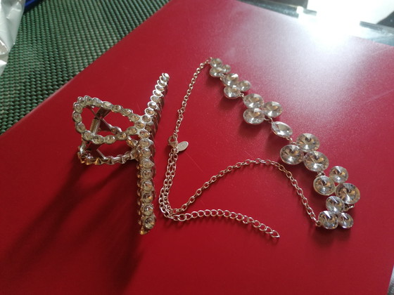 Fermaglio per capelli + catena – LBVYR, Decorazione, Glass, Metal (photo 3 of 5)