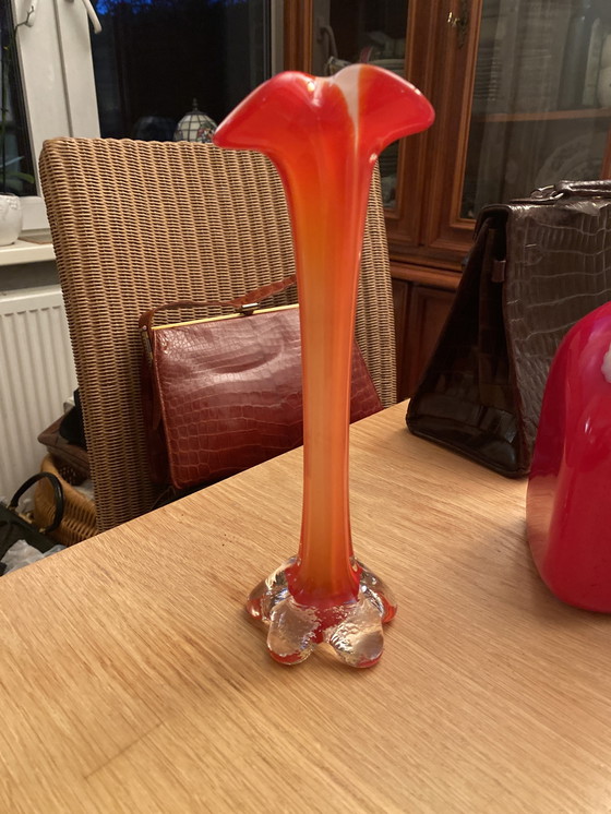 Image 1 of Jarrón de cristal de Murano de los años 70