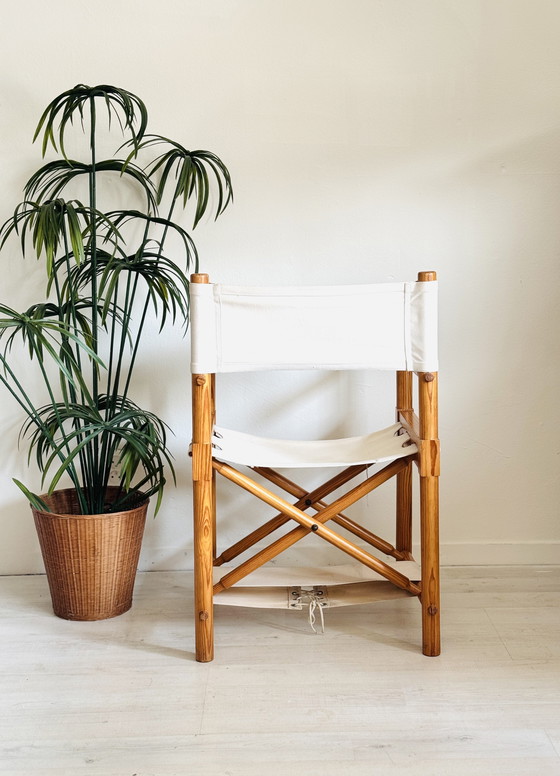 Image 1 of Vintage Jaren 70 Safaristoel Regisseursstoel