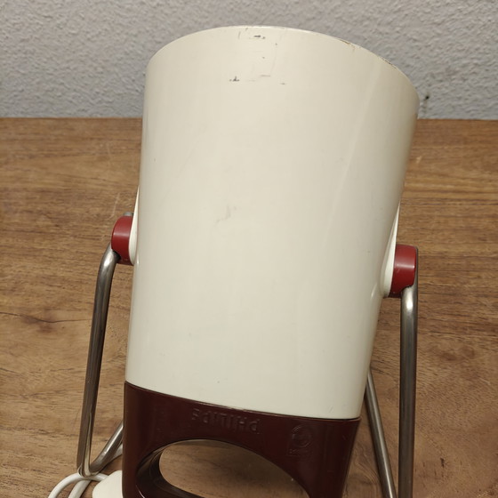 Image 1 of Iconic Philips Infraphil Heat Lamp – 1970s – Complete Set + Extra Bulb + Second Lamp Available 