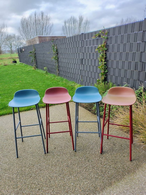 Image 1 of Set of 4 Designer Bar Stools – Normann Copenhagen Form