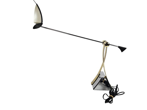 Image 1 of Brilliant-Leuchten - Table lamp - Model 06248 - Memphis Style - Brass - Germany - 90'S