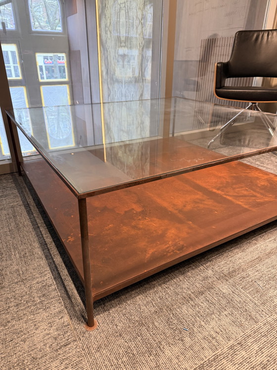 Image 1 of Designer coffee table – Vintage – 120x120 cm