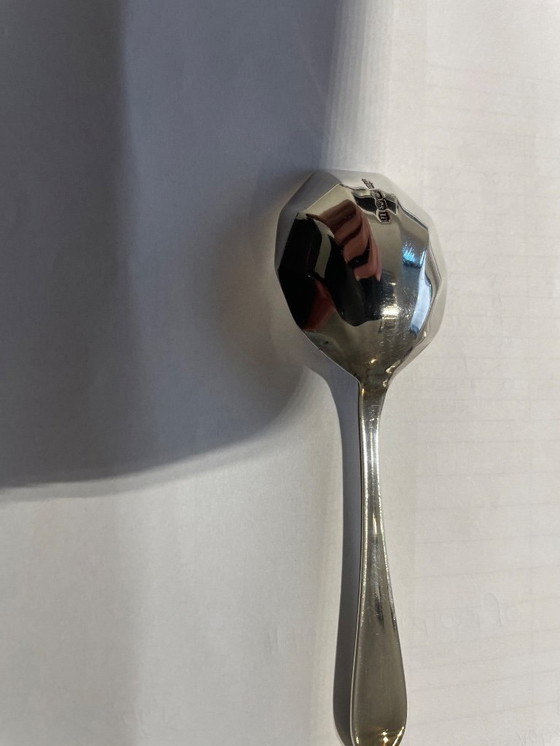 Image 1 of Bestekset Solingen deels verzilverd 6-persoons, 47-delig, Christofle Albi dessertvorkjes 6-delig, Waring & Gillow taartschep