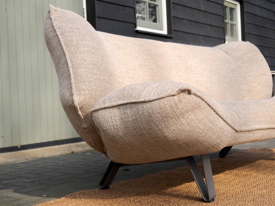 Image 1 of Leolux Tango | Sofá de diseño de 3 plazas | Yute Beige Marrón ZGAN