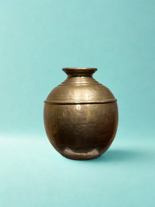 Antikes chinesisches Kupferwassergefäß – glazen karaffen, Copper