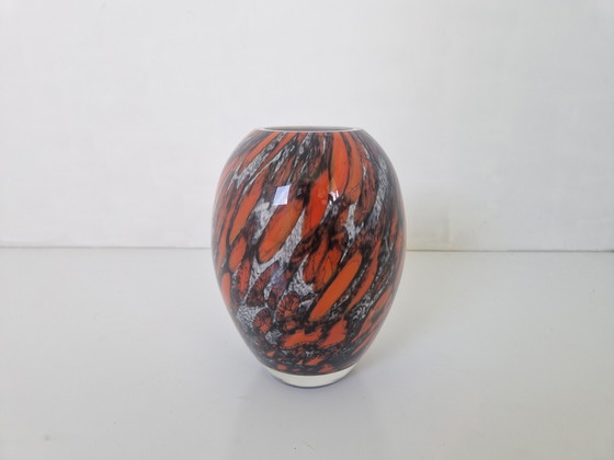 Image 1 of Handmade Italian Glass Vase